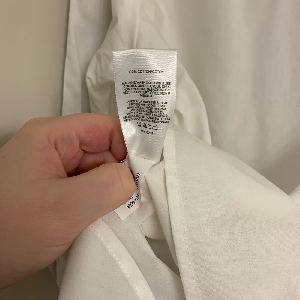 Nwot Express Button Up Sleeve Reverse Stitch Stri… - image 3